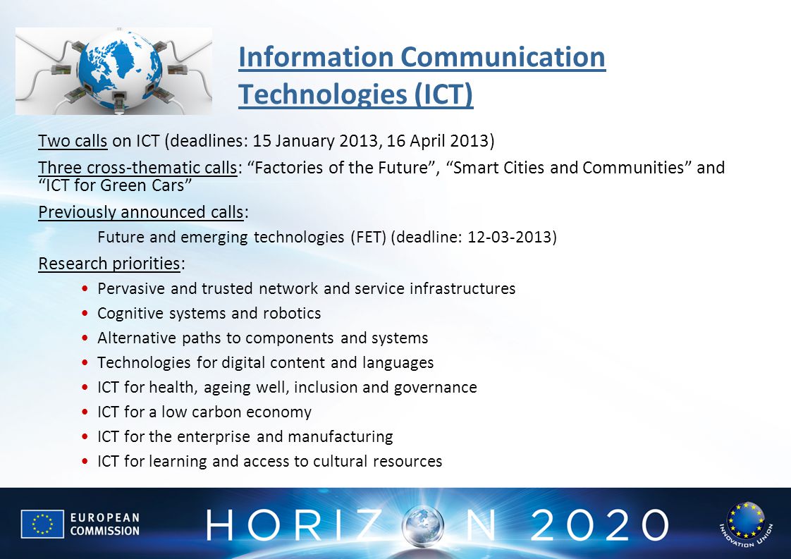 Information Communication Technologies (ICT)