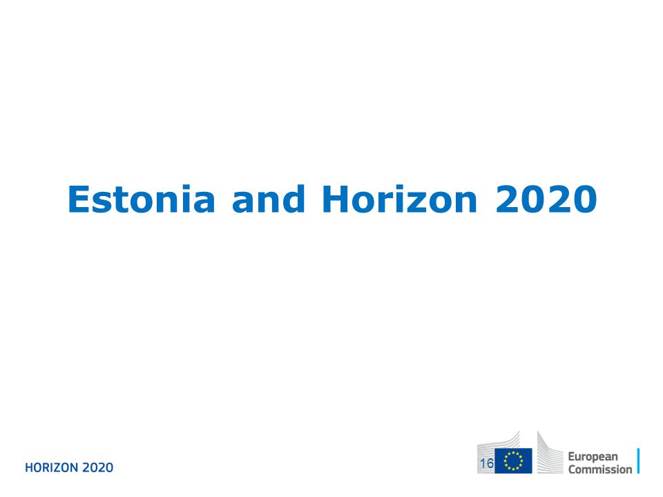04/12/2013 Estonia and Horizon 2020