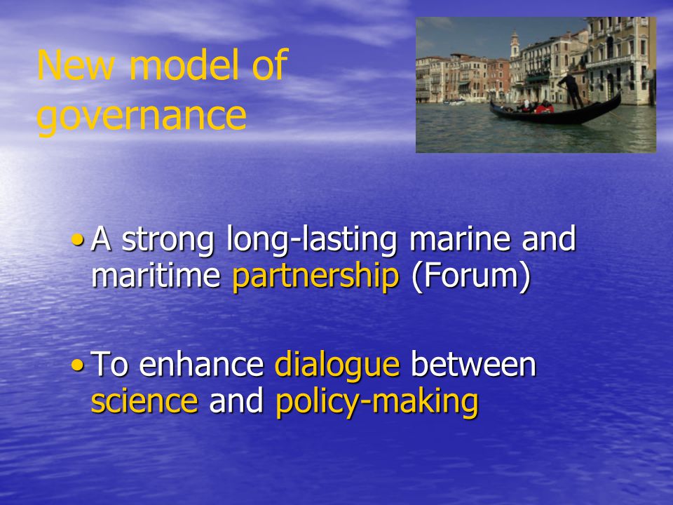 New model of governance
