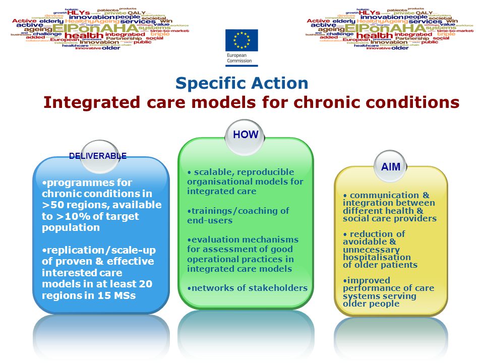 Specific Action Integrated care models for chronic conditions