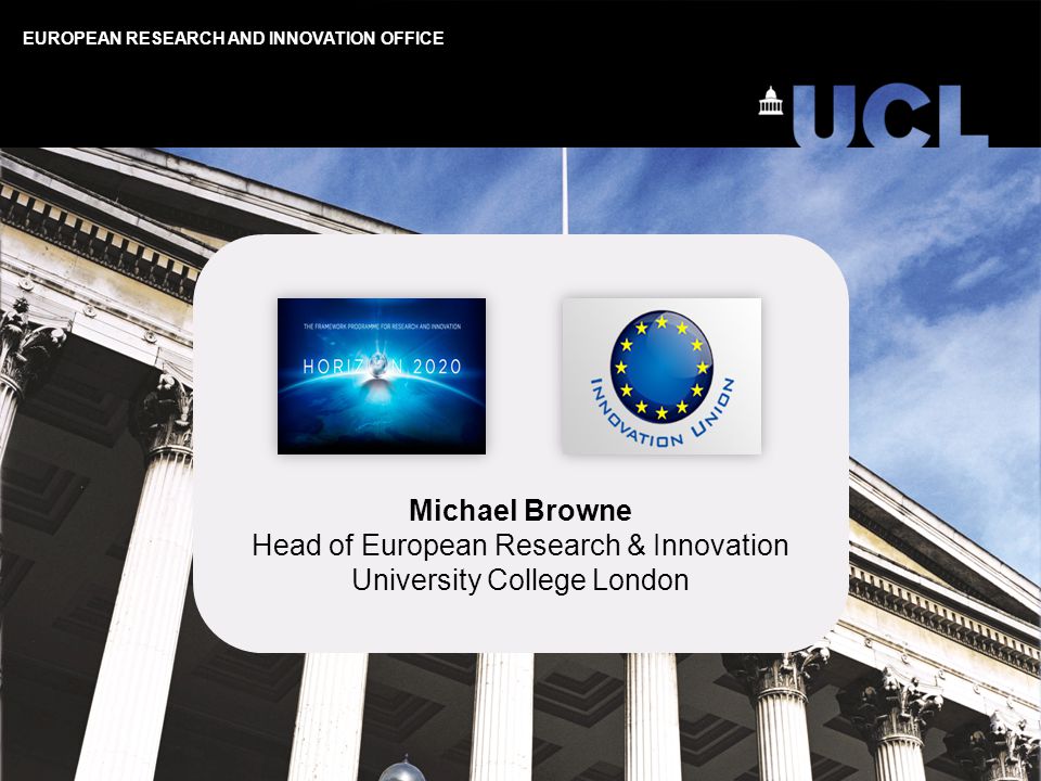 Head of European Research & Innovation University College London