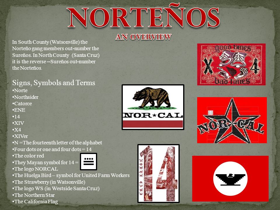 Norteños Signs, Symbols and Terms An overview ppt video online download