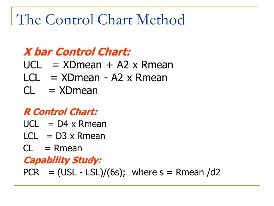 How To Calculate D2 In Control Chart