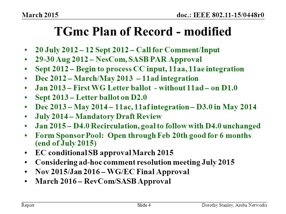 TGmc Plan of Record - modified