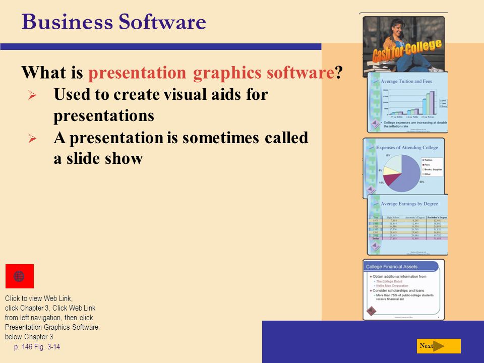 Business Software What is presentation graphics software