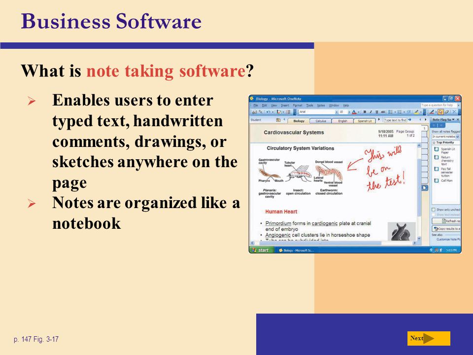Business Software What is note taking software