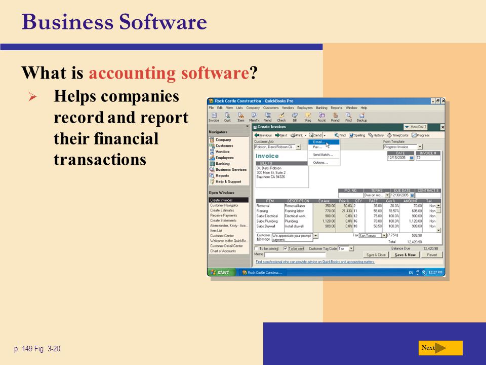 Business Software What is accounting software