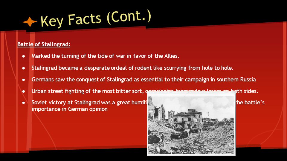battle of stalingrad facts