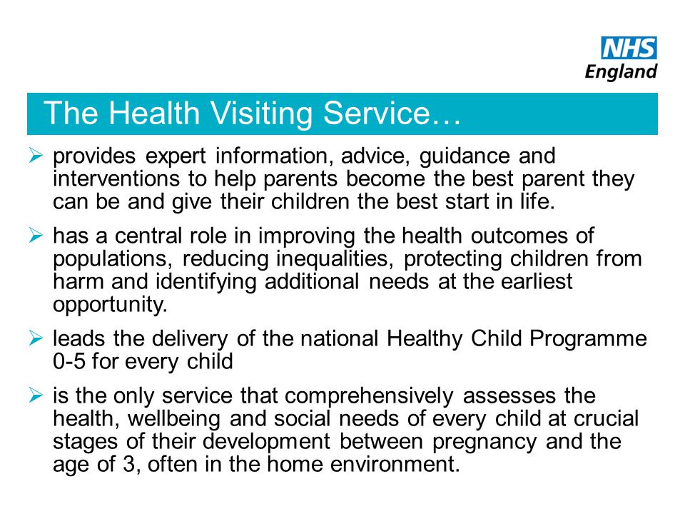 The Health Visiting Service…