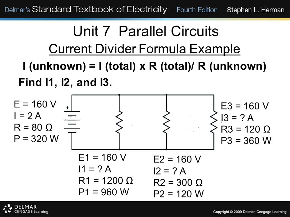 Unit 7 Parallel Circuits