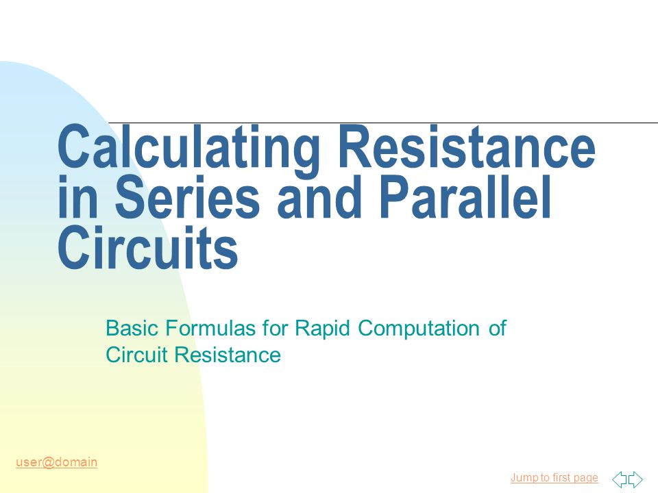 Calculating Resistance in Series and Parallel Circuits