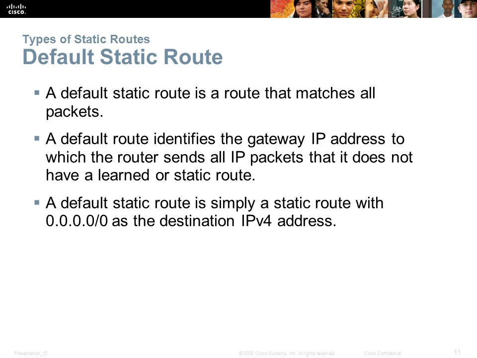 Chapter 6: Static Routing - ppt video online download