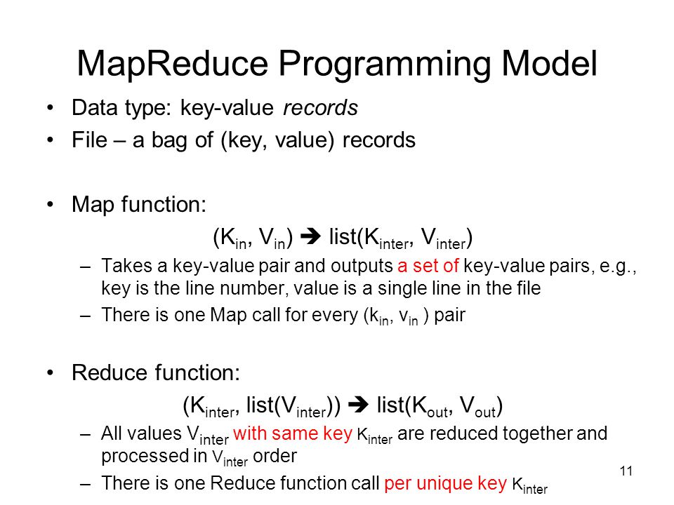MapReduce Programming Model