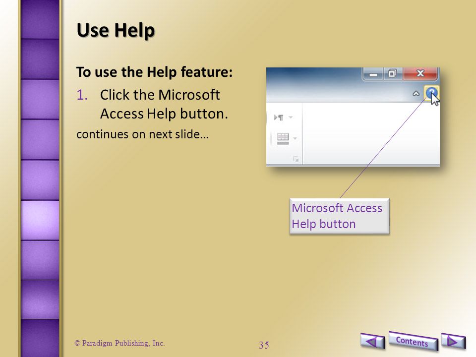 Benchmark Series Microsoft Access 2010 Level 1