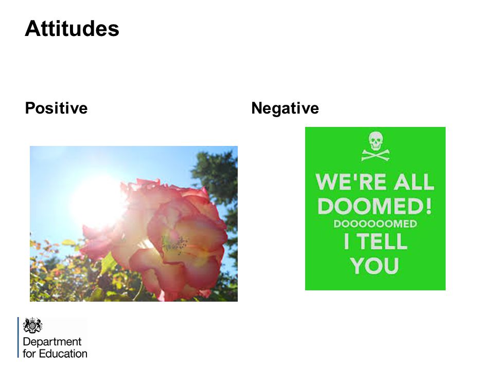 Attitudes Positive Negative
