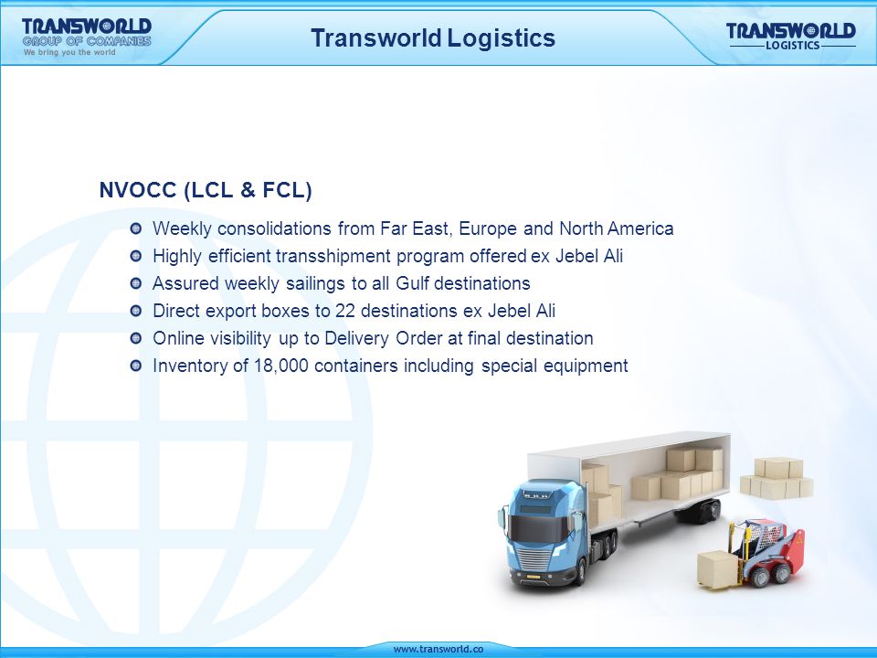 Transworld Logistics NVOCC (LCL & FCL)