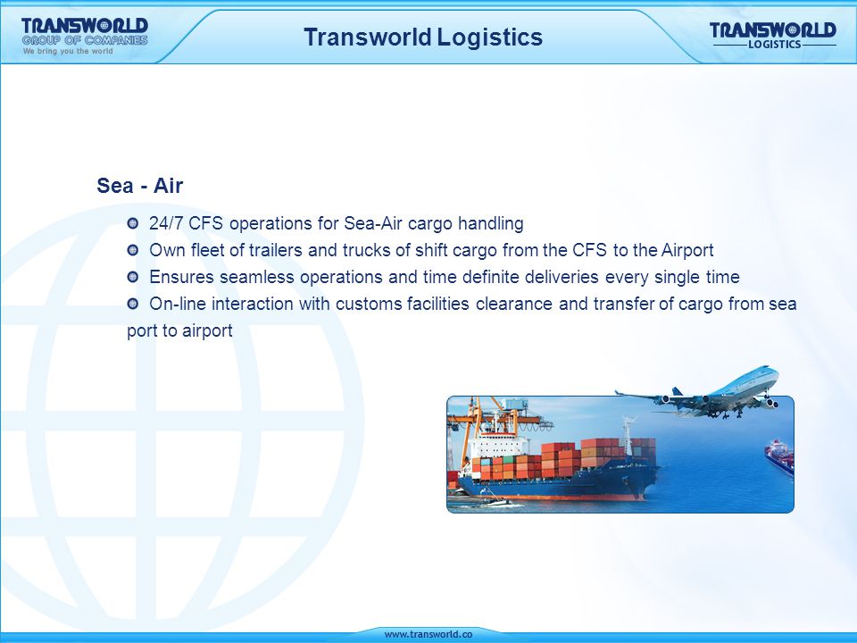 Transworld Logistics Sea - Air