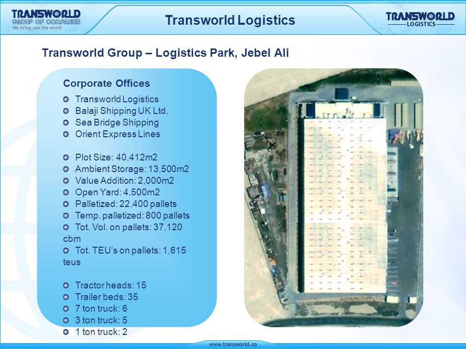 Transworld Group – Logistics Park, Jebel Ali
