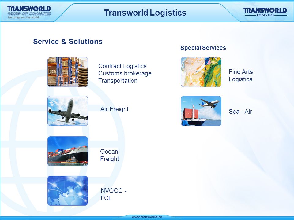 Transworld Logistics Service & Solutions Contract Logistics