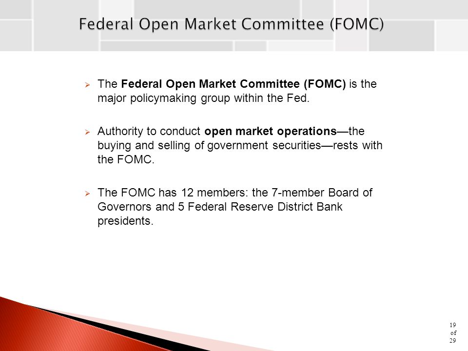 Federal Open Market Committee (FOMC)