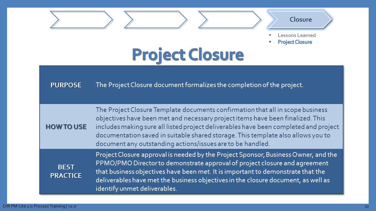 Texas Department of Information Resources Presents - ppt video Intended For Project Closure Report Template Ppt