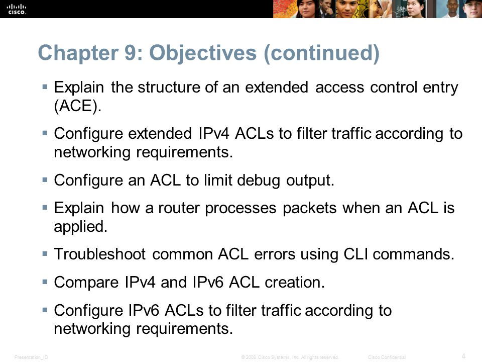 Chapter 9: Access Control Lists - ppt download
