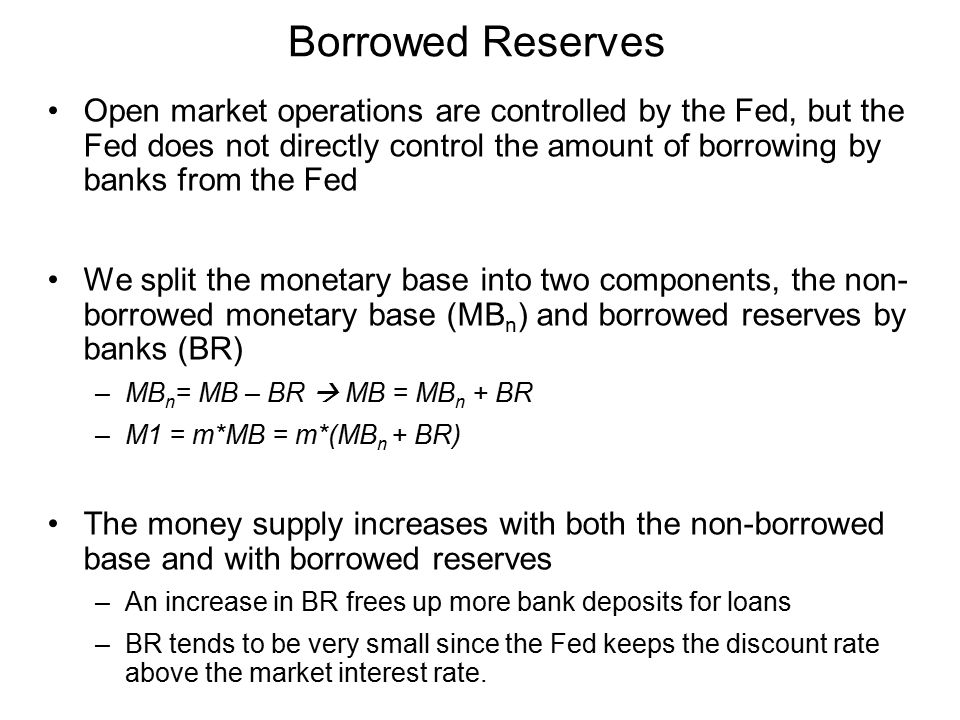 Borrowed Reserves