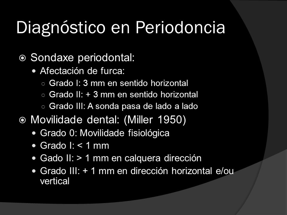 Diagnóstico en Periodoncia