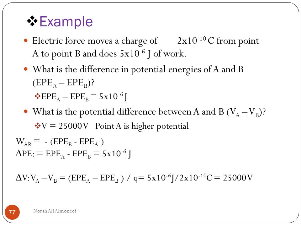 Chapter 25 Electric Potential Ppt Download