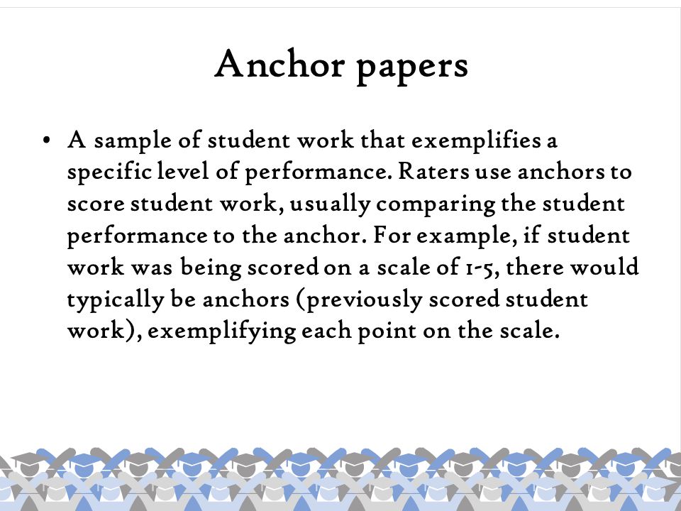Anchor papers