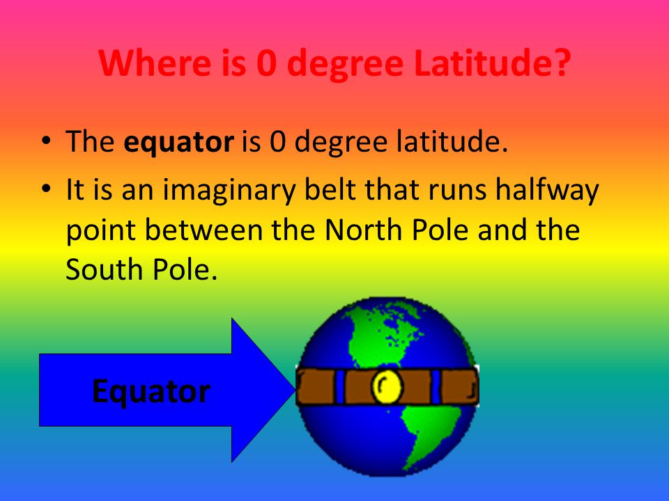 Where is 0 degree Latitude