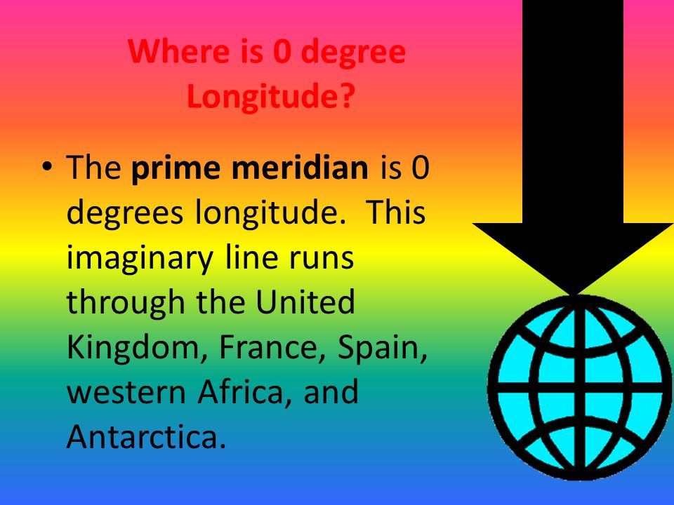 Where is 0 degree Longitude