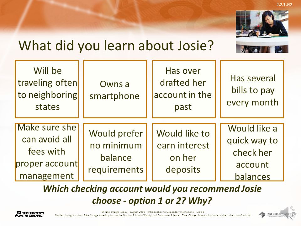What did you learn about Josie
