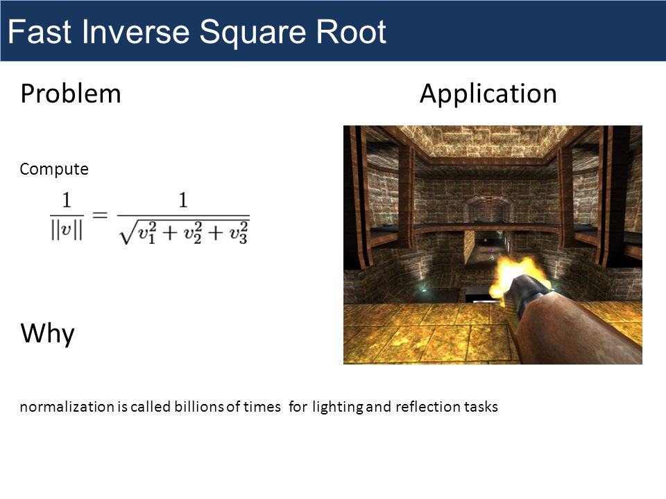 The Legendary Fast Inverse Square Root, by Shaw, Hard Mode