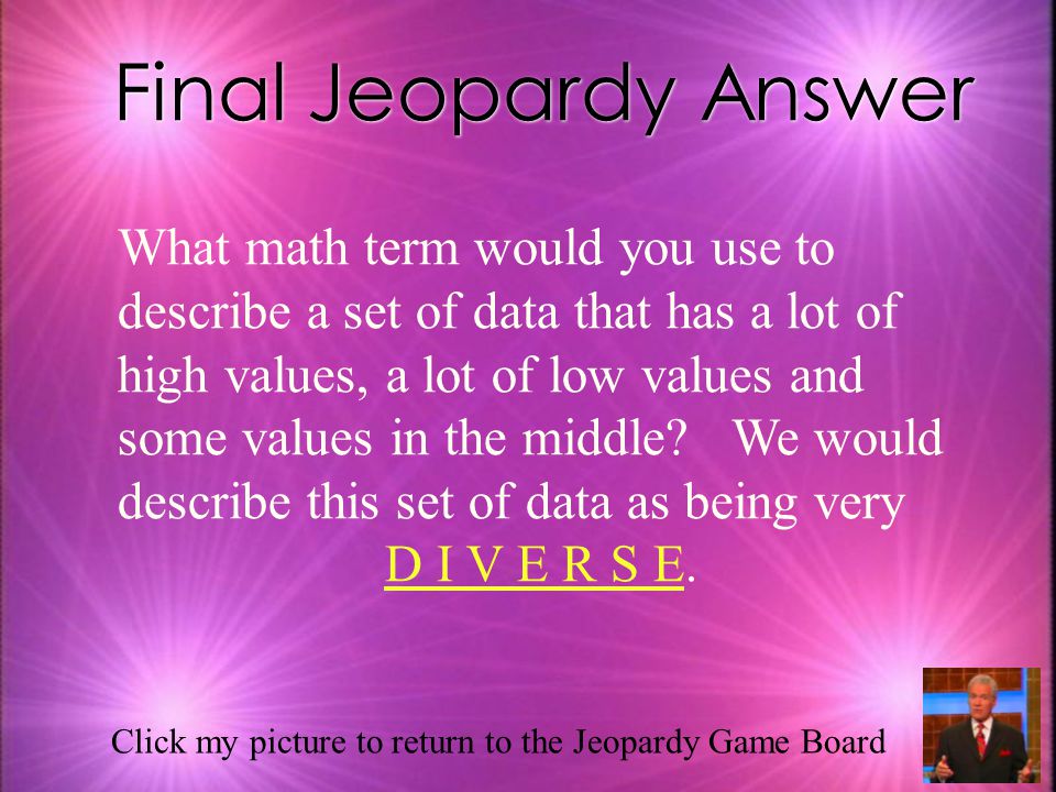 Final Jeopardy Answer
