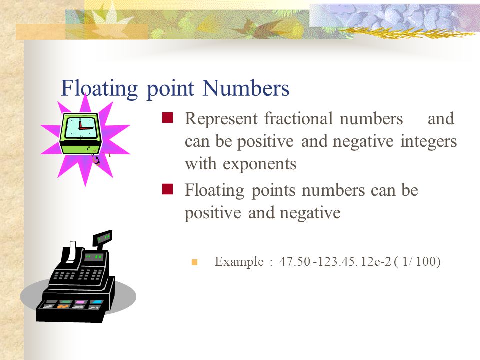 Floating point Numbers