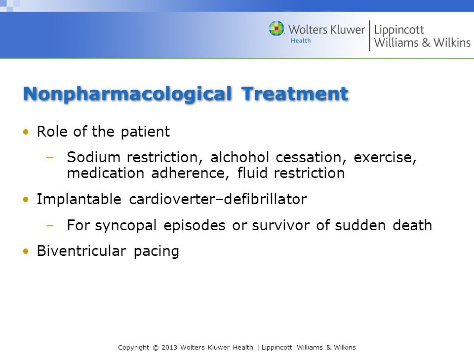 Nonpharmacological Treatment