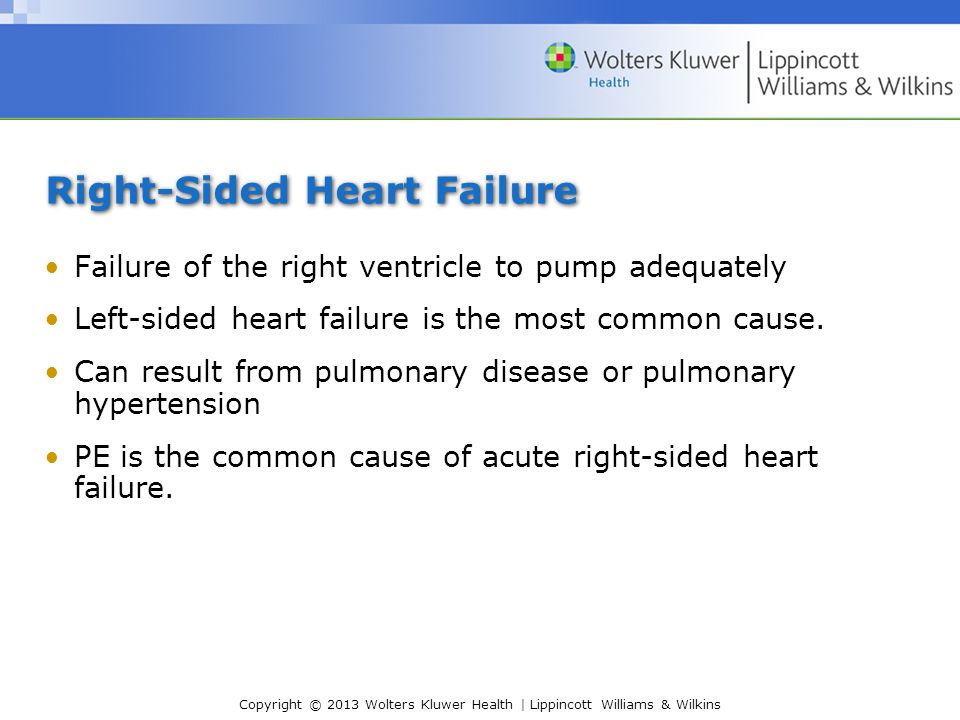 Right-Sided Heart Failure