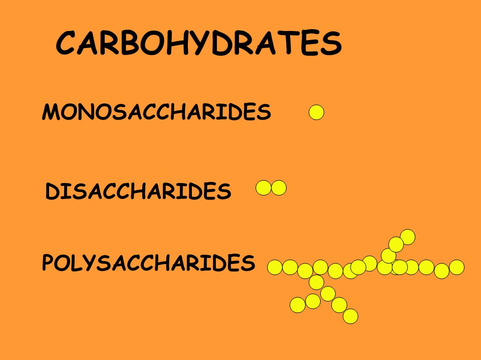 CARBOHYDRATES MONOSACCHARIDES DISACCHARIDES POLYSACCHARIDES