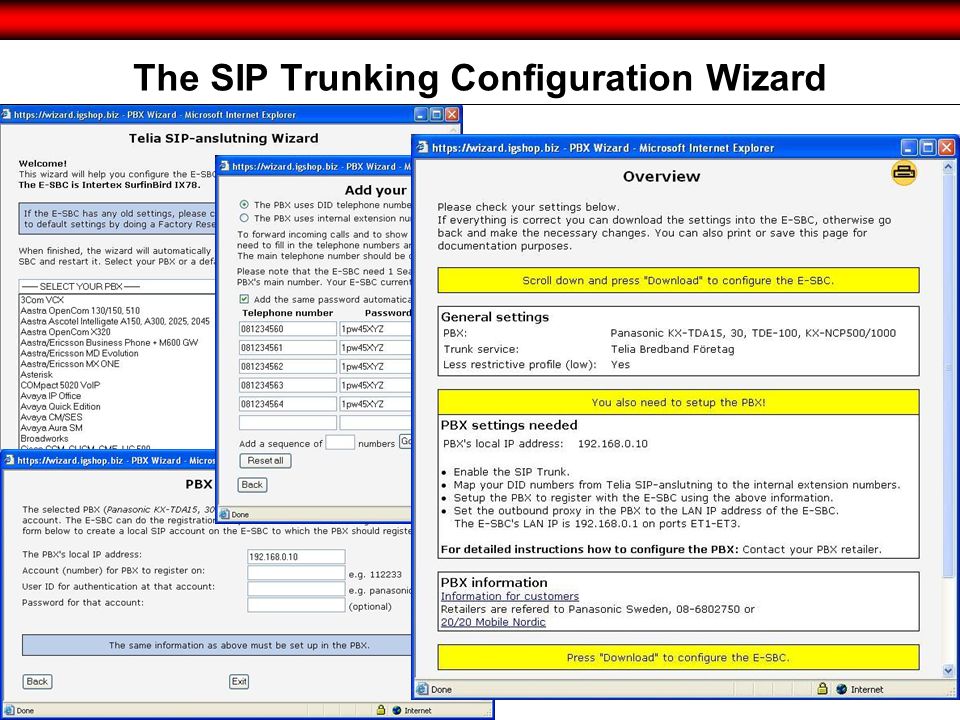 SIP Trunking Workshop for Service Providers - ppt download