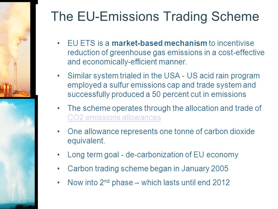 The EU-Emissions Trading Scheme