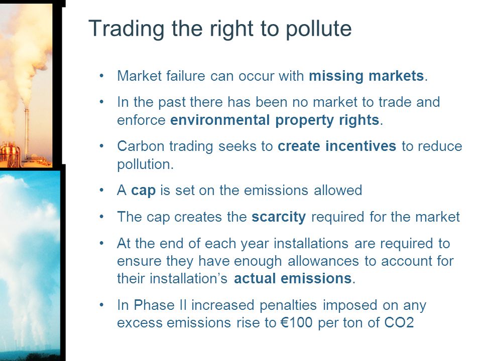 Trading the right to pollute