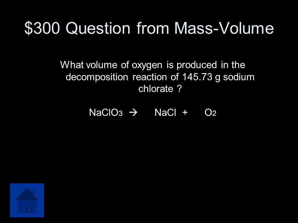 $300 Question from Mass-Volume