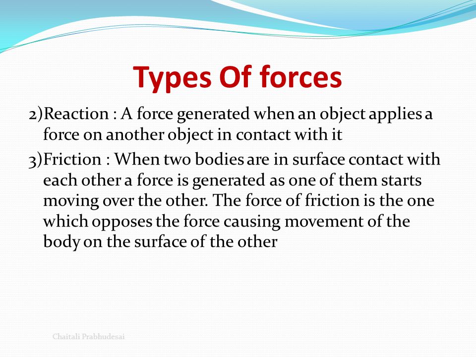 Types Of forces