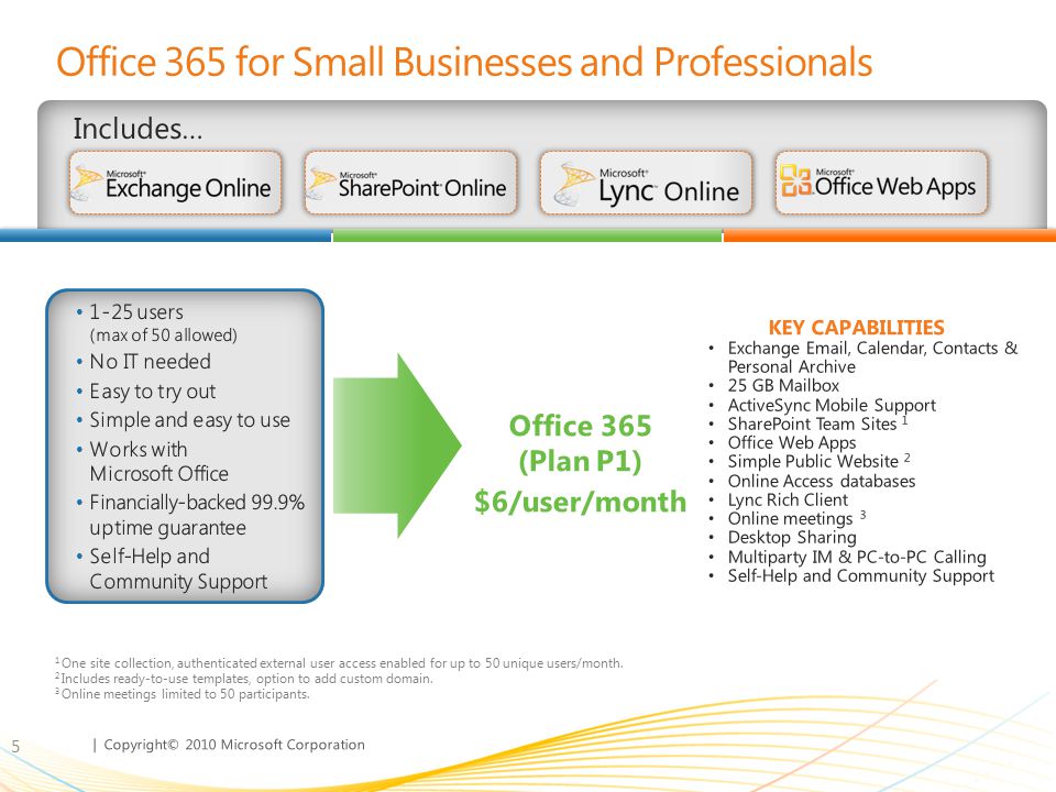 Office 365 for Small Businesses and Professionals