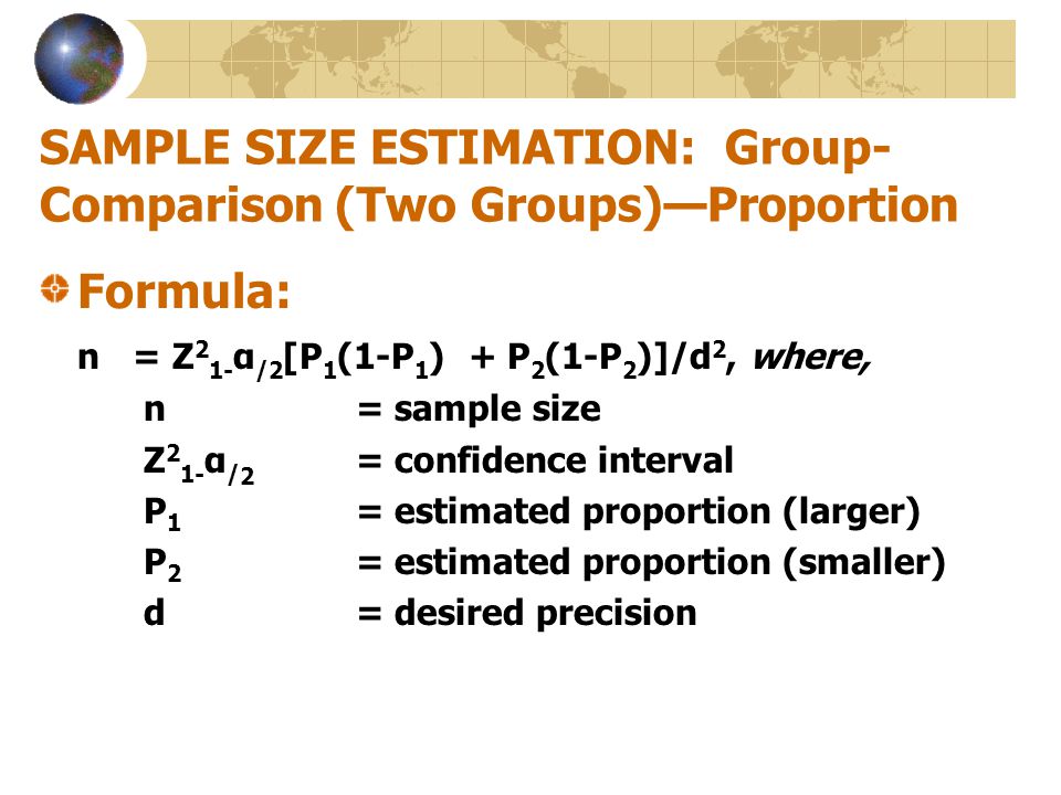 SAMPLE DESIGN: HOW MANY WILL BE IN THE SAMPLE—DESCRIPTIVE STUDIES