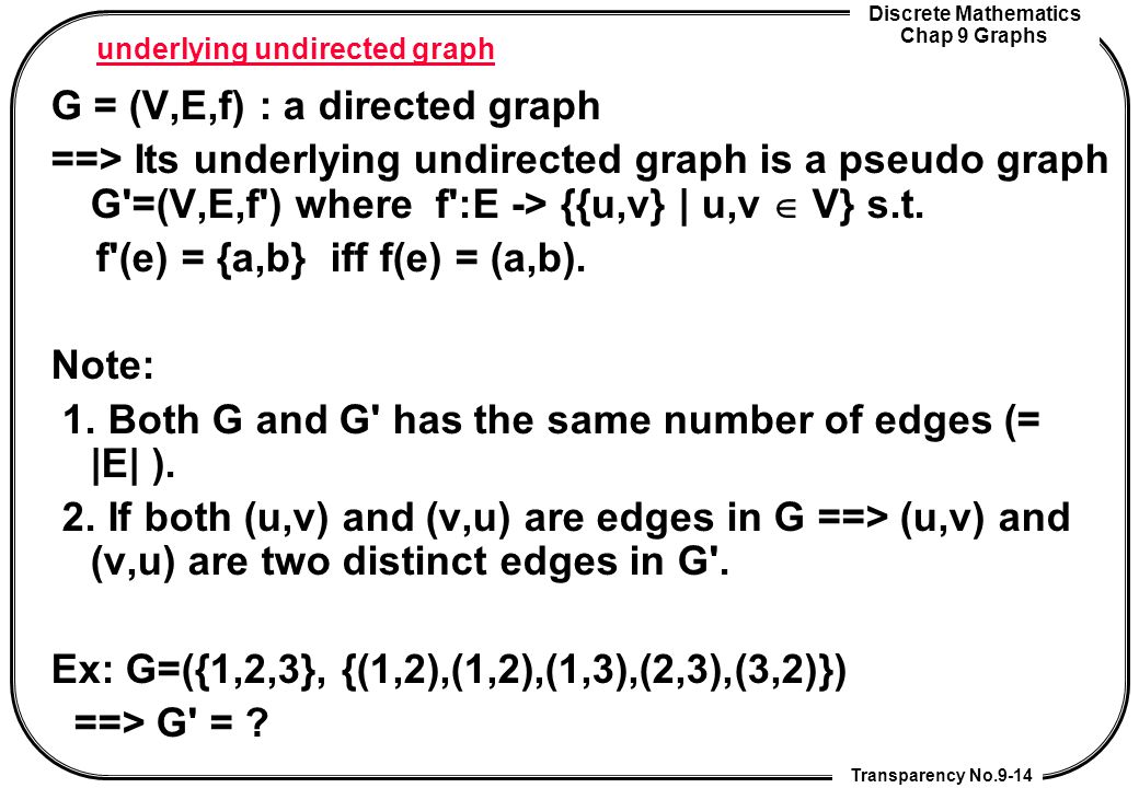 Chapter 9 Graphs Ppt Download