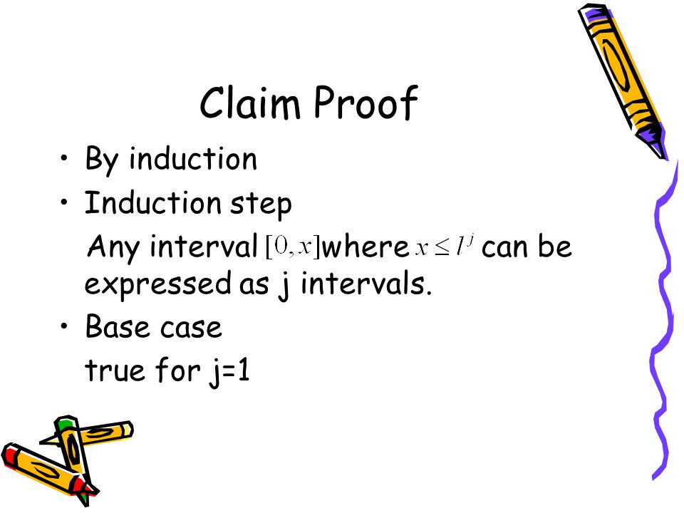 Claim Proof By induction Induction step