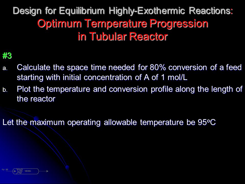 Design for Equilibrium Highly-Exothermic Reactions: Optimum Temperature Progression in Tubular Reactor