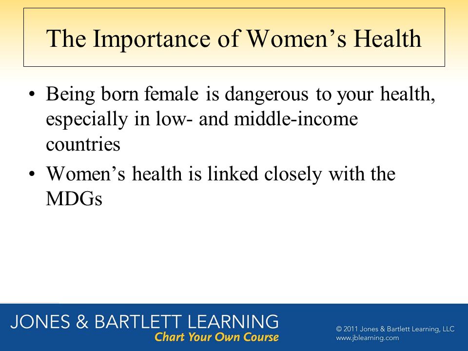 The Importance of Women’s Health
